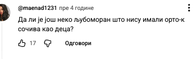 YouTube komentar: da li je još neko ljubomoran što nisu imali orto-k sočiva kao deca?